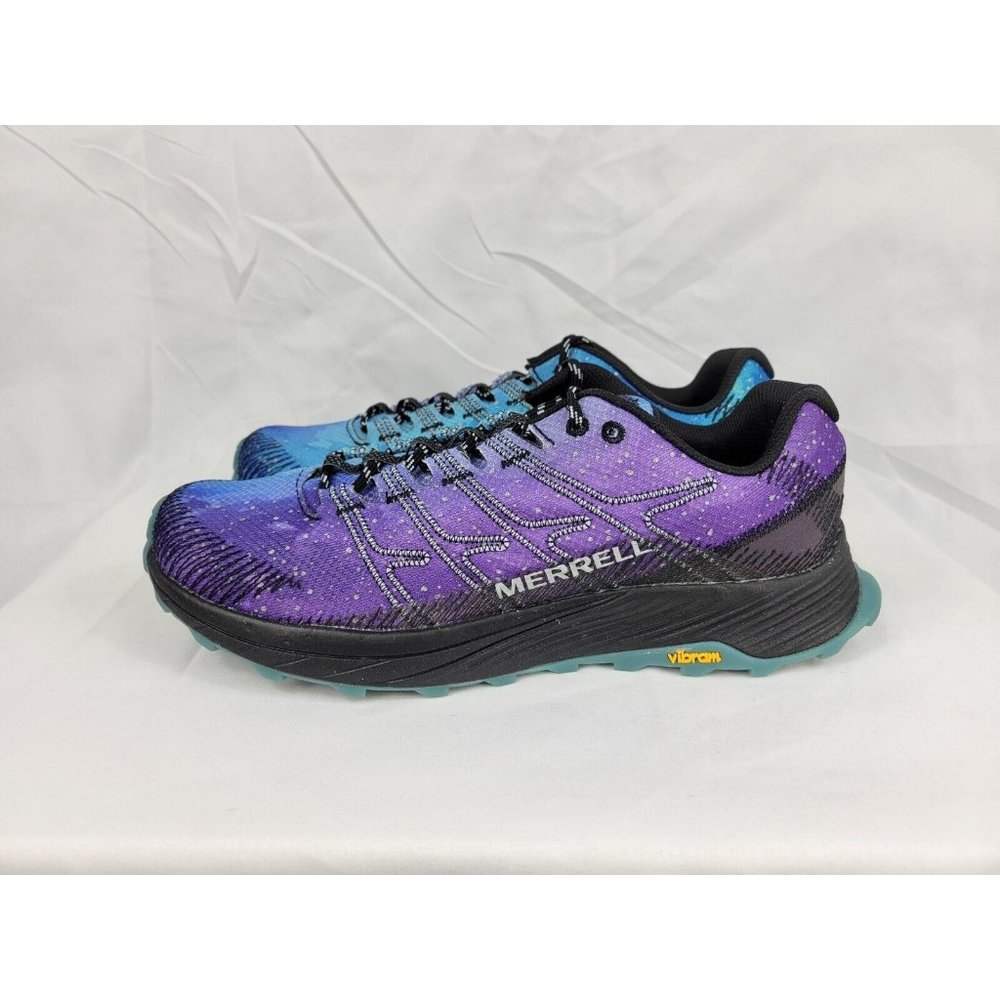 Merrell Moab Flight Galactic Vibram Shoes Sneakers Mens Size 10 Blue J067417 - Picture 3 of 6